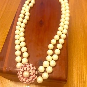 Vintage Multi Strand Faux Pearls